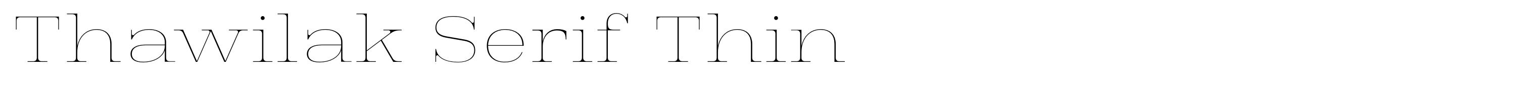 Thawilak Serif Thin